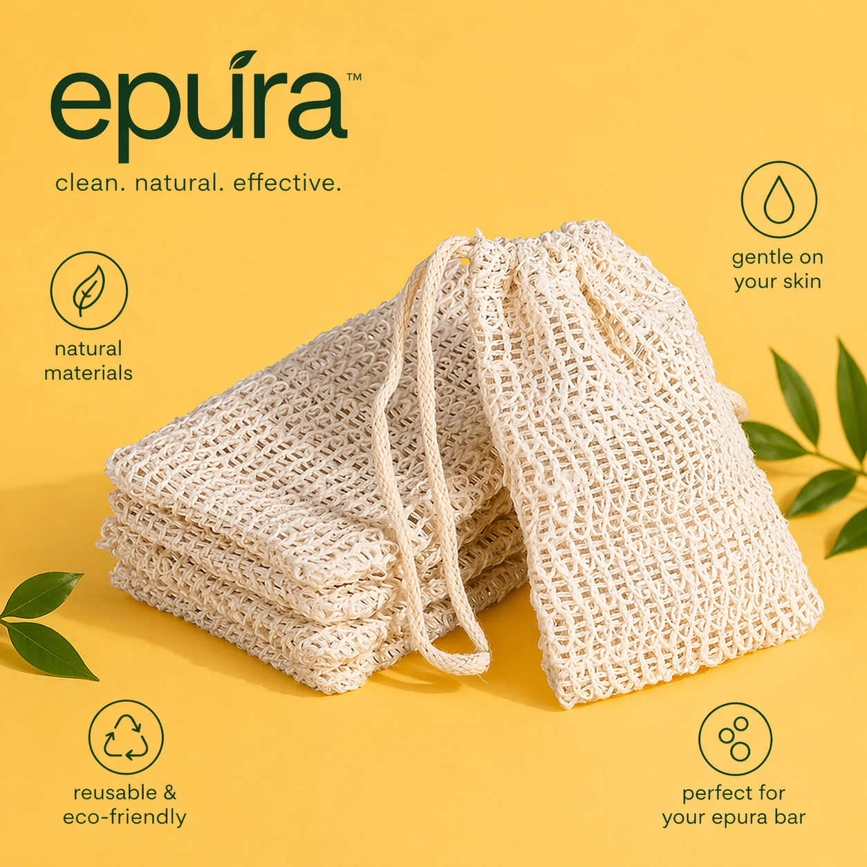 Pura Lift™ Exfoliating Pouch (5-pack)
